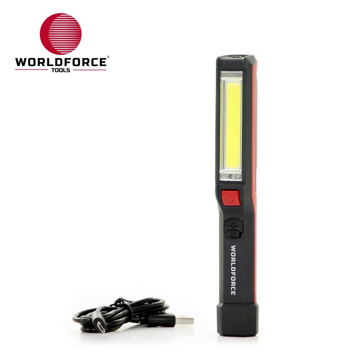 WORLDFORCE Şarjlı Cep Lambası COB Ledli 3W