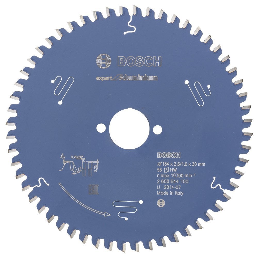 Bosch - Expert Serisi Alüminyum için Daire Testere Bıçağı 184*30 mm 56 Diş