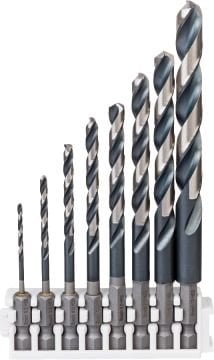Bosch - Impact Control Serisi HSS Metal Matkap Ucu Seti 8'li - Click