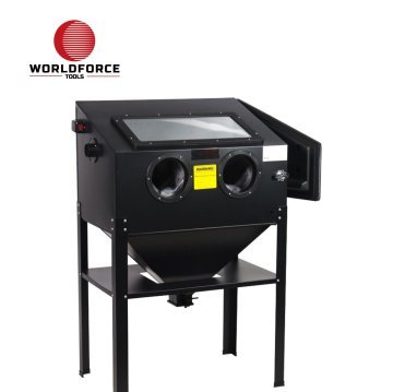 WORLDFORCE Kumlama Makinesi 220 Lİtre Kabinli