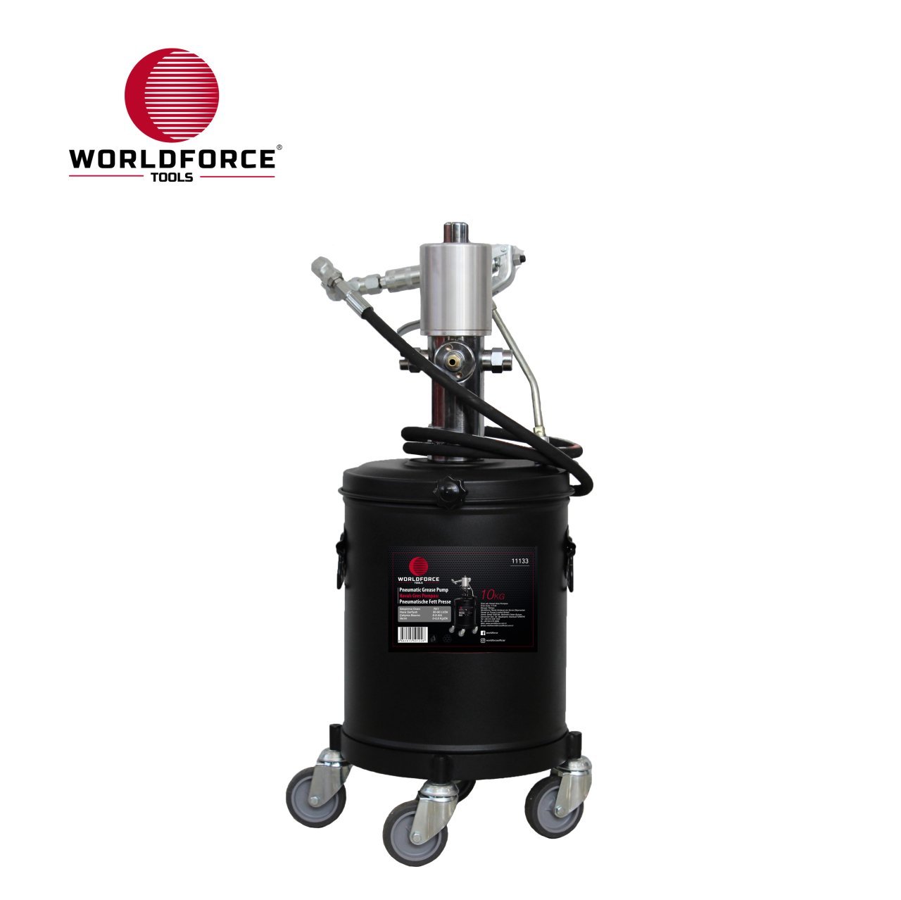 WORLDFORCE Havalı Gres Pompası 10 KG