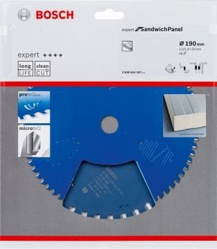 Bosch - Expert Serisi Sandviç Panel için Daire Testere Bıçağı 190*30 mm 36 Diş