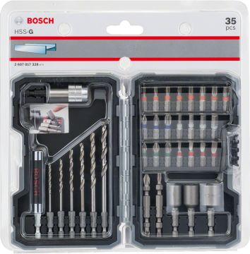 Bosch - Profesyonel 35 Parça Metal için Delme ve Vidalama Seti