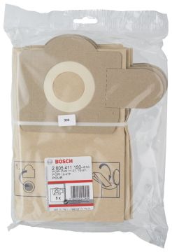 Bosch - Elektrikli Süpürgeler İçin Kağıt Filtre Torbası (PAS 11-21; PAS 12-27; PAS 12-27 F için uygun)