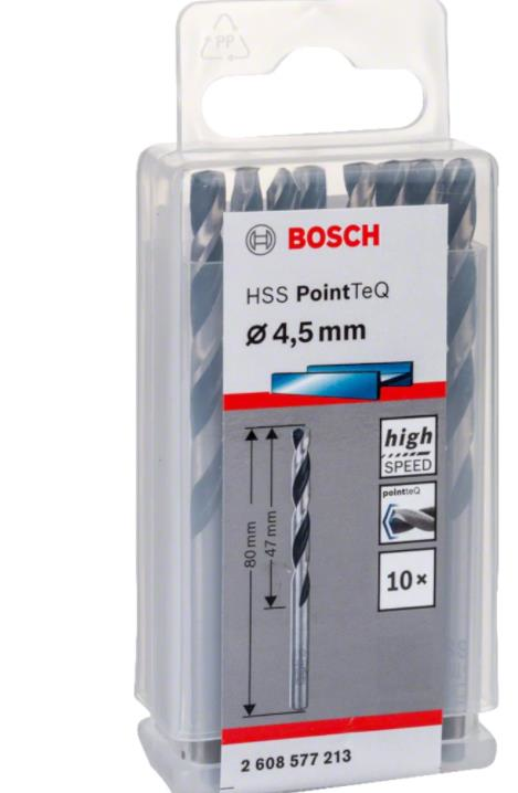 Bosch - HSS-PointeQ Metal Matkap Ucu 4,5 mm 10'lu