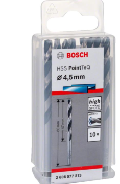 Bosch - HSS-PointeQ Metal Matkap Ucu 4,5 mm 10'lu