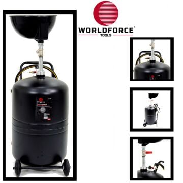 WORLDFORCE Havalı Yağ Boşaltma 100 LT