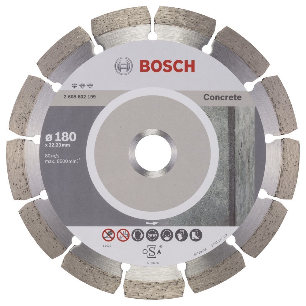 Bosch - Standard Seri Beton İçin Elmas Kesme Diski 180 mm