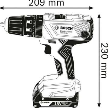 BOSCH GSB 18V-21 solo  Karton Box