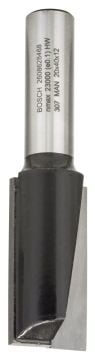 Bosch - Standard Seri Ahşap İçin Çift Oluklu, Sert Metal Ekstra Uzun Düz Freze Ucu 12*20*81mm