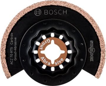 Bosch - Starlock - ACZ 70 RT5 - Carbide RIFF Zımpara Uçlu Dar Kesim Segman Testere Bıçağı 50 Kum Kalınlığı 1'li