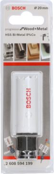 Bosch - Yeni Progressor Serisi Ahşap ve Metal için Delik Açma Testeresi (Panç) 20 mm