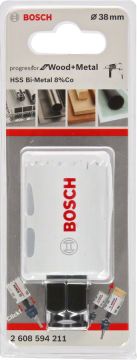Bosch - Yeni Progressor Serisi Ahşap ve Metal için Delik Açma Testeresi (Panç) 38 mm