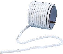 Paslanmaz çelik AISI-316 Ø4x6 mm separatör halatı, plastik muhafazalı DIN3055