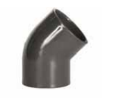 PVC 45° yapıştırma dirsek Ø 110 mm