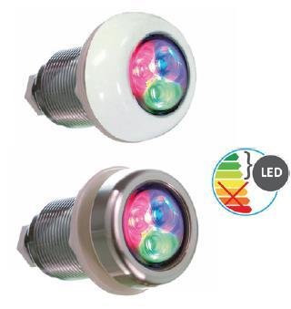 LumiPlus Micro RGB (4W) SPA ve Prefabrik havuzlar için, Beyaz çerçeve