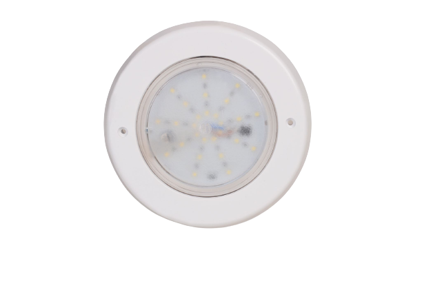 Ekonomik LED ampullü MIDI sıva üstü projektör (Ø 160 mm)  9 W Ampul ile Beyaz (860 Lümen) (AC)