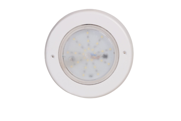Ekonomik LED ampullü MIDI sıva üstü projektör (Ø 160 mm)  9 W Ampul ile Mavi (540 Lümen) (AC)