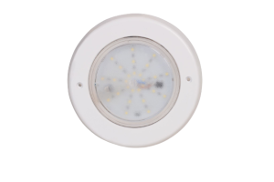 Ekonomik LED ampullü MIDI sıva üstü projektör (Ø 160 mm)  9 W Ampul ile Mavi (540 Lümen) (AC)