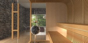 Bella Sauna (230 x 230 x 210 cm)