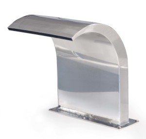 Özel havuz şelalesi AISI-316 Genişlik 350 mm