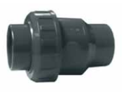PVC küresel konik çekvalf (yapıştırma bağlantılı) Ø 90 mm  PN10