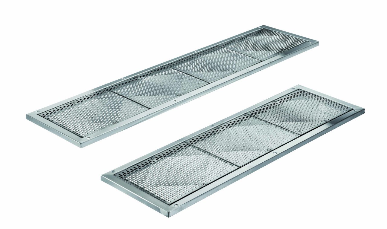 Yüksek Debili Dip Emiş Izgarası 250 m3/h (325 x 1643 mm)