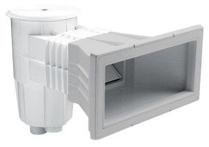 Geniş ağızlı Yuvarlak kapak skimmer - Açık Gri