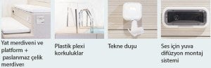 Yüzme havuzu 2,5 x 5 m DOLCEVITA Yacht  6 m3 / h, Kum filtreli, 1 LED Aydınlatma