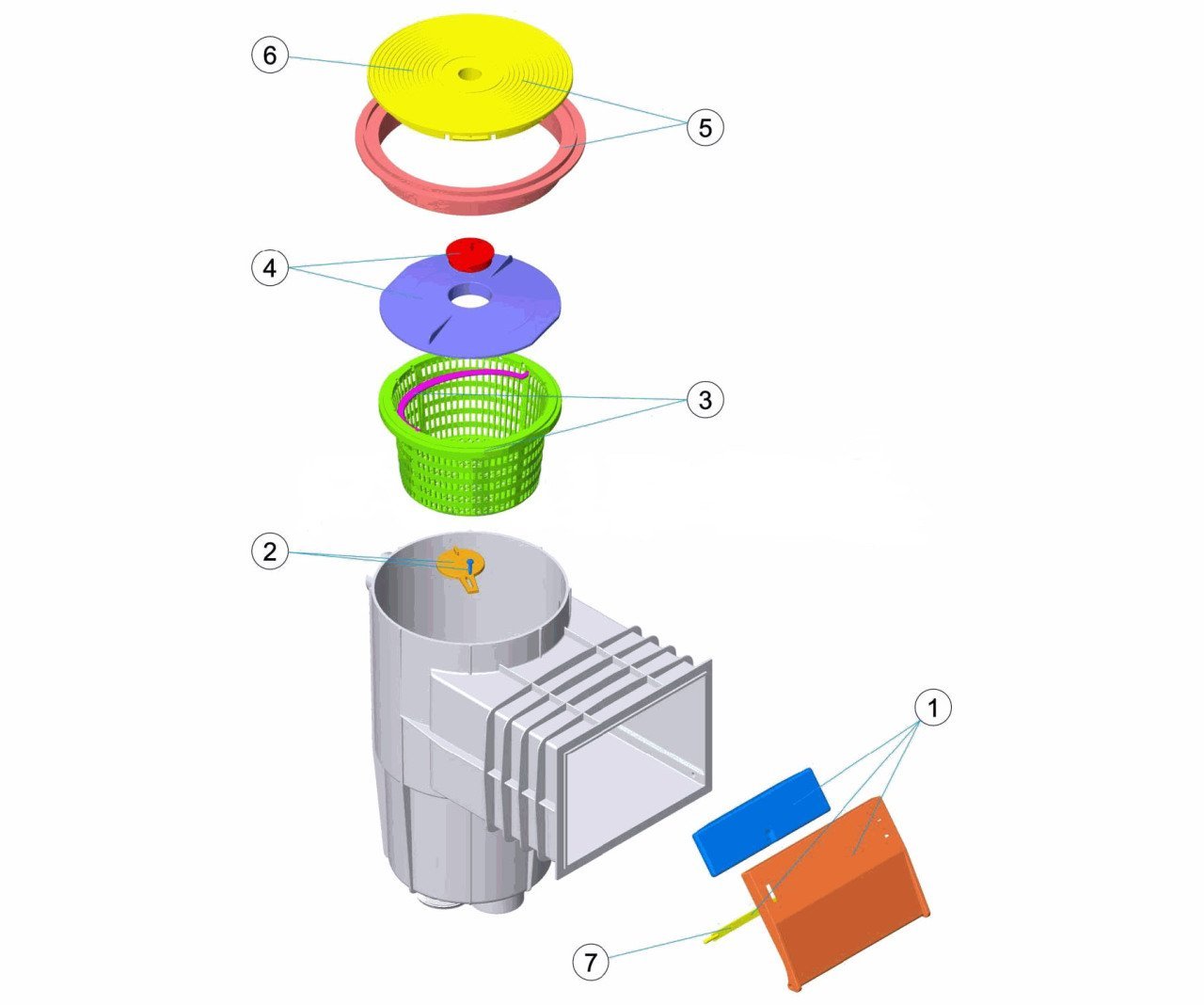 Skimmer iç kapağı (4)