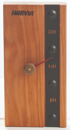 HARVIA LEGEND SAUNA TERMOMETRESİ (SİYAH METAL & AHŞAP)