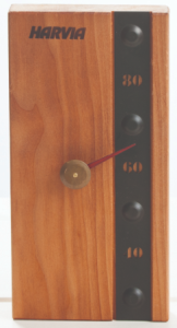 HARVIA LEGEND SAUNA TERMOMETRESİ (SİYAH METAL & AHŞAP)