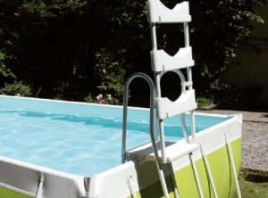 POP 120 – 46  504x764cm Havuz filtreleme seti 10 m3 / h 1 skimmer 1 LED aydınlatma Yeşil