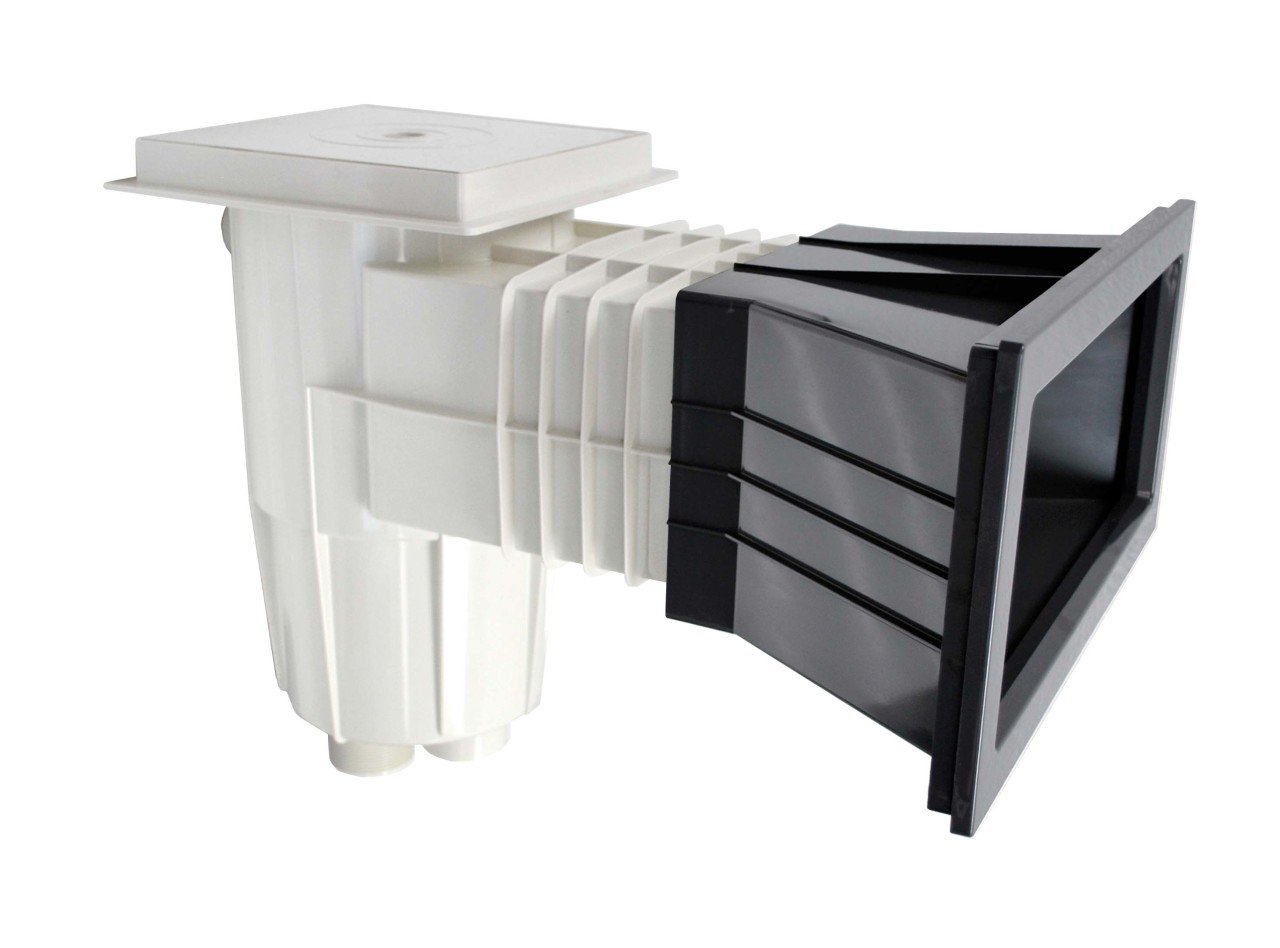 Standart kare kapaklı Liner skimmer, Antrasit