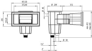 Norm ince ağızlı liner skimmer Standart, Bej