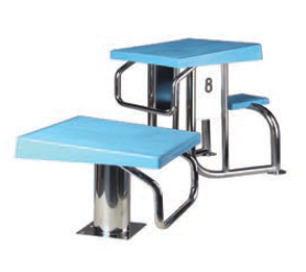 Süper ekonomik atlama podyumları (sabit) AISI 316  500 x 500 x 450 mm