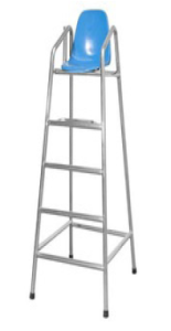 Süper ekonomik cankurtaran koltugu  AISI 304 Yükseklik: 1800 mm