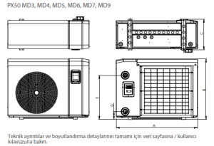 Isı Pompası PX50 MD11