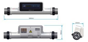 COMPACT 6 Elektrikli eşanjör TİTANYUM rezitans