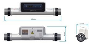 COMPACT 12 Elektrikli eşanjör TİTANYUM rezitans