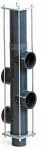 Besgo 5 yollu pnömatik vana DN40 / Ø50 Bağlantılı 125mm