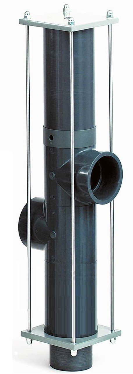 Besgo 3 yollu vana DN40 / Ø50 Bağlantılı