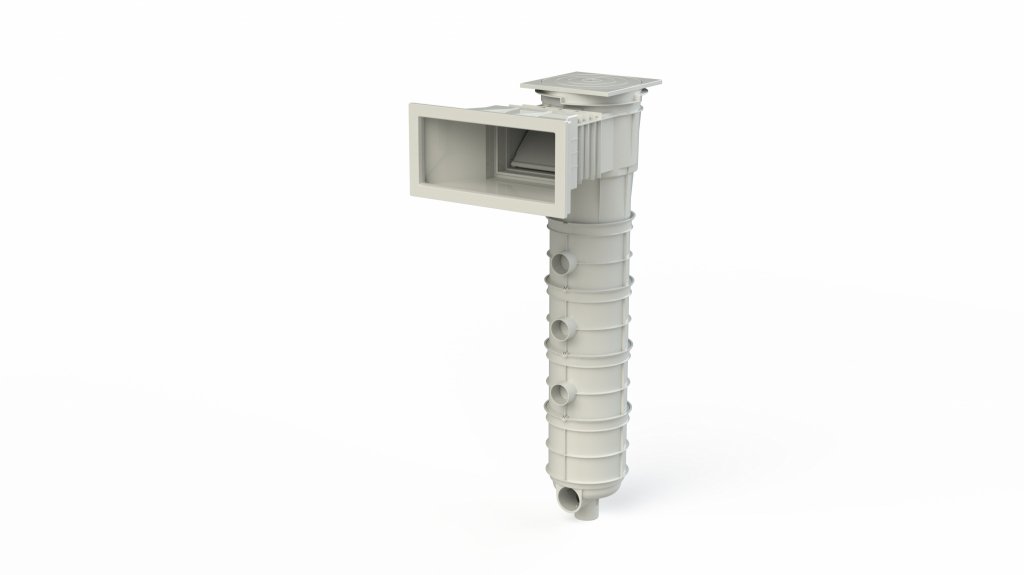 Filtreli Skimmer - Beyaz 2 kartuş ile, 20 m3