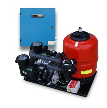 Kit Compact 75 2M (20kW ısı eşanjörlü), Ticari Spa'lar için filtrasyon sistemleri