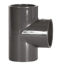PVC-Tee 90° Ø 50 mm  Yapıstırma PN16