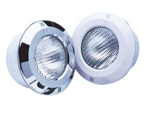 PAR56 300W 12V AC halojen lamba Paslanmaz çelik çerçeveli beton havuz lambası 2,5 m 2x6 mm2 kablosu ile beraber