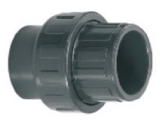 Çift Taraflı Yapıstırma PN16 PVC Rakor  Ø 63 mm
