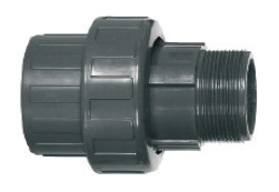 Yapıstırma & BSP Dıs Disli PN16  PVC Rakor  Ø 50 mm x 1½''