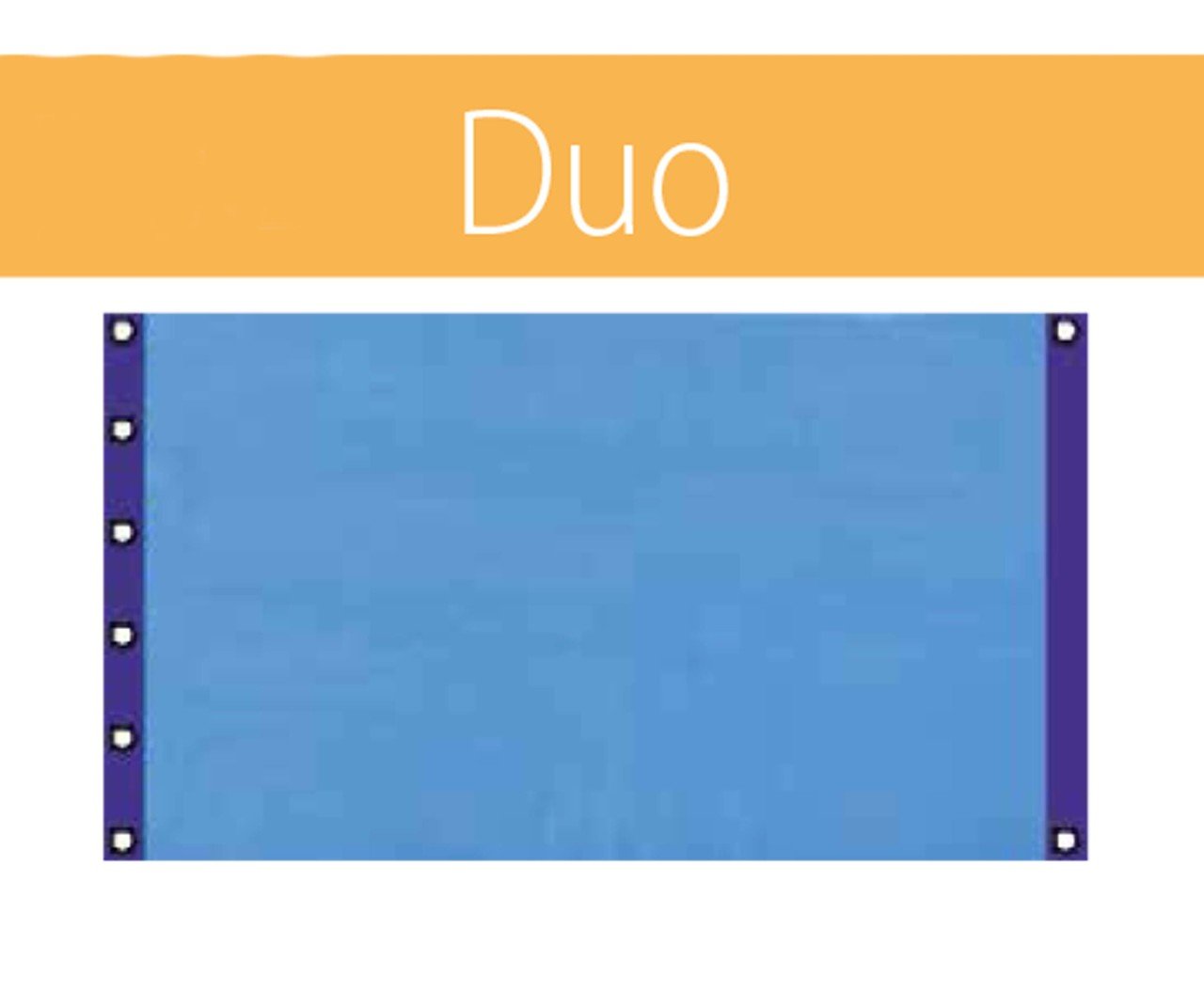 Kabarcıklı örtü DUO 400 μ , 5 x 10 m Havuz için