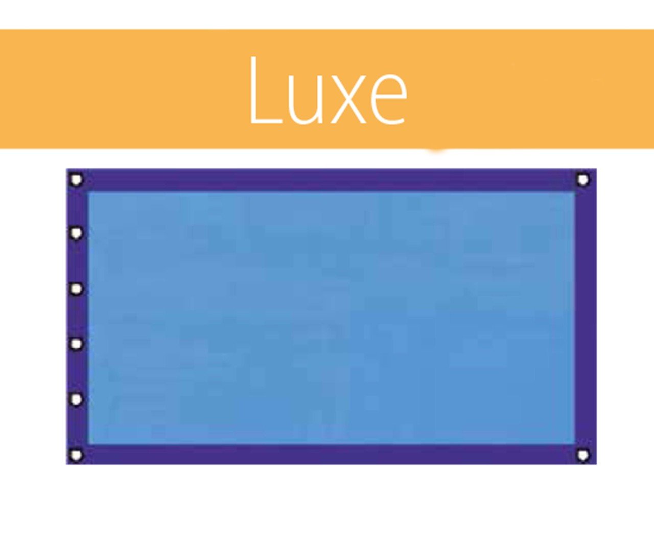 Kabarcıklı örtü LUXE 400 μ , 5 x 10 m Havuz için